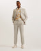 DAMASKT-Suits-Slim Cotton Linen Trouser- Ted Baker Romania
